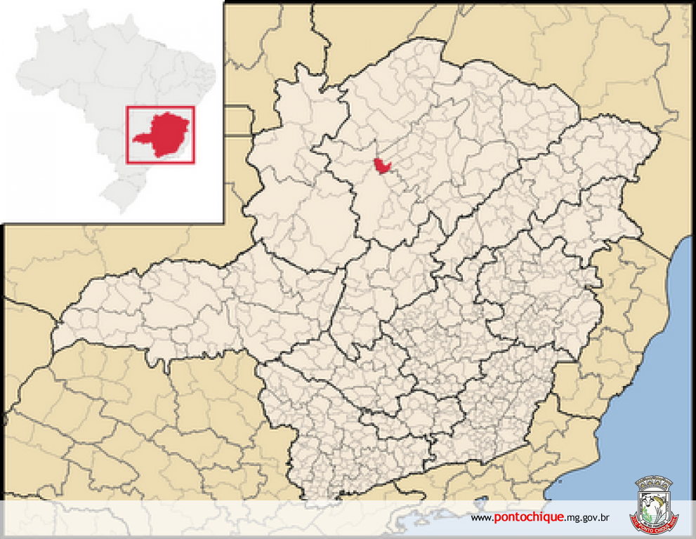 Prefeitura Municipal de Ponto Chique (MG) - Localização